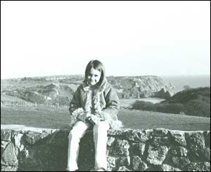 Richard Evans, now living in Maine, USA, took this shot of his daughter Heather on a trip to Gower to visit his parents