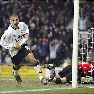 Marcus Tudgay scores for Derby 