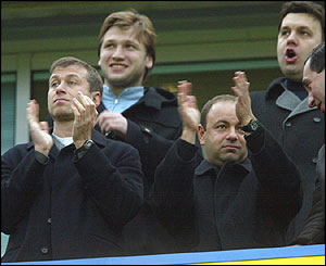 Chelsea's chairman Roman Abramovich 