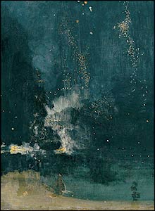 Whistler Falling Rocket, at Tate Britain