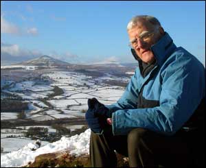 Steve Westhead from Caerleon sent in this picture of his father Ron as they climbed the Skirrid near Abergavenny
