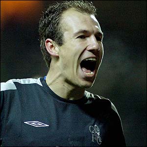 Arjen Robben fires Chelsea into the lead