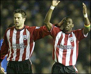 Substitute Henri Camara pulls a goal back 