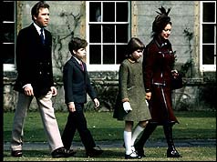 Princess Margaret with her husband and children in happier times, 1973