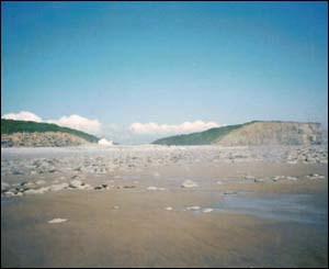 Andrew Furniss, from Cardiff, took this shot on Llantwit Major beach looking inland