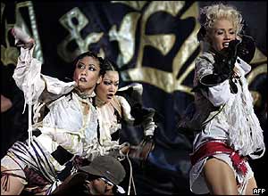 Gwen Stefani performing at Grammys