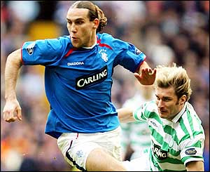 Rangers striker Dado Prso has a few more shots on goal after the break