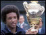 Arthur Ashe is first black person to win Wimbledon - July 1975