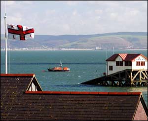The RNLI's base in Mumbles, near Swansea (Peter Russell).