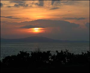 This shot was taken from Loughor bridge overlooking Penclawdd (Dorian Creber)