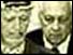 Yasser Arafat and Ariel Sharon 