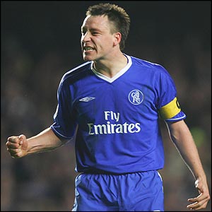 John Terry savours the moment of victory