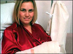 Nursery nurse Lisa Potts