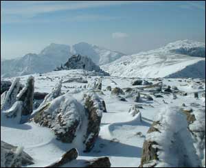 Matthew Roberts took this picture on the Glyderau in the recent Snowdonia snow
