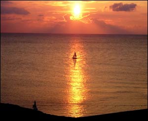 A beautiful shot of the sunset in Aberystwyth, sent in by Mark Faulkner