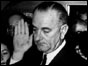 Lyndon Johnson is sworn in 