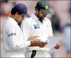 Sourav Ganguly and Inzamam-ul-Haq