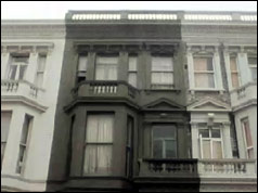 Victorian house where bomb-making equipment was found