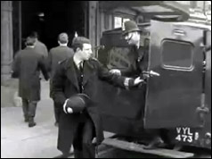 Polcie arrive at Central Hall ,Westminster, from where the cup was stolen