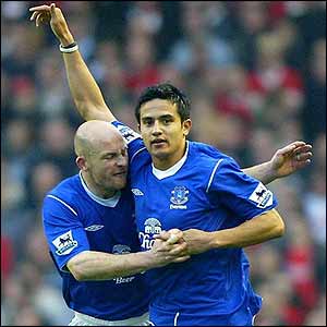 Tim Cahill and Lee Carsley