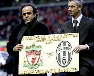 Michel Platini (left) and Ian Rush