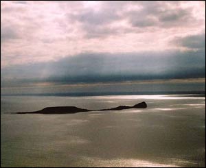 Rob Davies from Llanelli sent in this shot of Wormshead from Rhosilli mountain