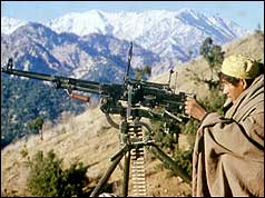 Guerrilla fighter in Afghanistan
