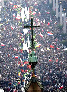 Pilgrims in St Peter's Square, Rome