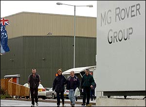 Workers at Longbridge