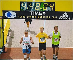 Shaun Smith and his friend Tony