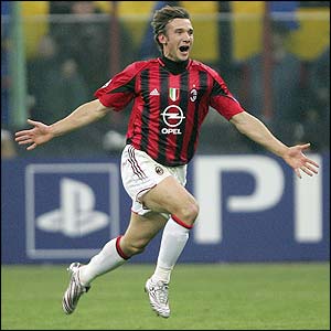 AC Milan's Andriy Shevchenko