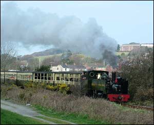 Steam train leaving Aberystwyth on its way to Devil's Bridge, from Mike Thomas