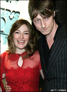 Actress Kelly MacDonald and Dougie Payne from Travis