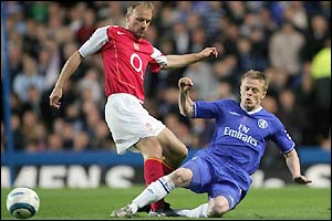 Players from the country's top two clubs clash at Stamford Bridge