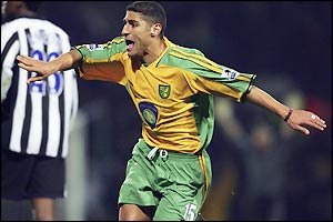 Youssef Safri celebrates his 68th-minute goal