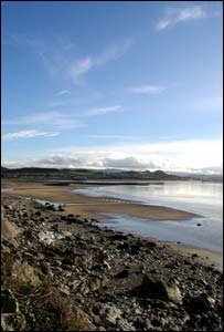 Deganwy beach near Conwy in north Wales (Nigel Brookes)