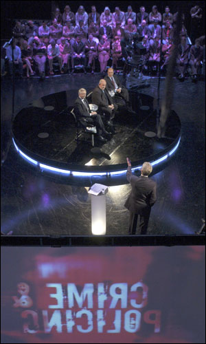 The Newsnight Debate studio