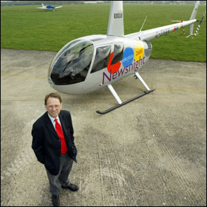 Michael Crick and the Newsnight helicopter