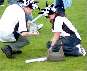 Swansea fans on the Vetch Field