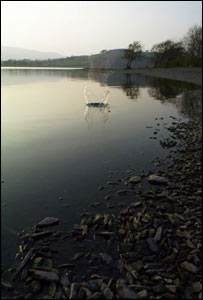 Skimming stones at Llyn Tegid, sent by Oliver Roberts, Malvern.