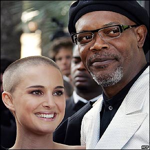 Natalie Portman and Samuel L Jackson