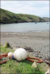 Susan Webber took this view of the bay at Abercastle while on holiday from Canada