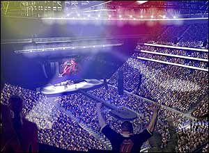 An artist's impression of the Dome's new indoor arena