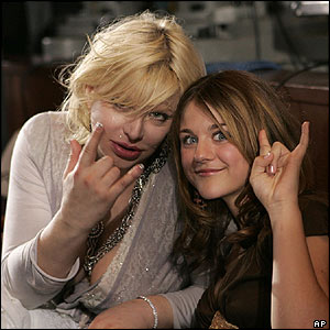 Courtney Love and Frances Bean