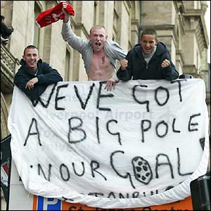 Fans recognise the contribution of the Liverpool goalkeeper