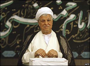 Former Iranian President Akbar Hashemi Rafsanjani 