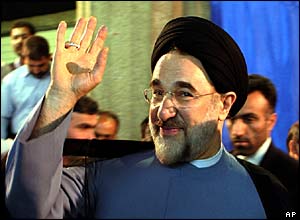 Iran outgoing President Mohammad Khatami