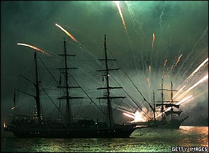 Trafalgar re-enactment