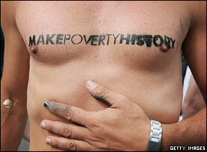 Man with MPH written on his chest