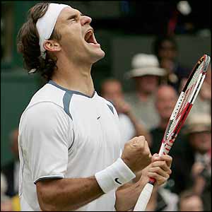 Roger Federer wins 